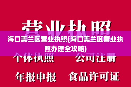海口美兰区营业执照(海口美兰区营业执照办理全攻略)