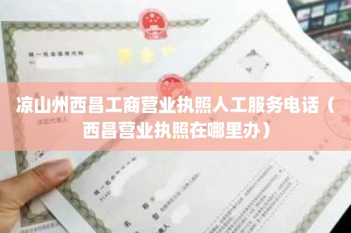 凉山州西昌工商营业执照人工服务电话（西昌营业执照在哪里办）