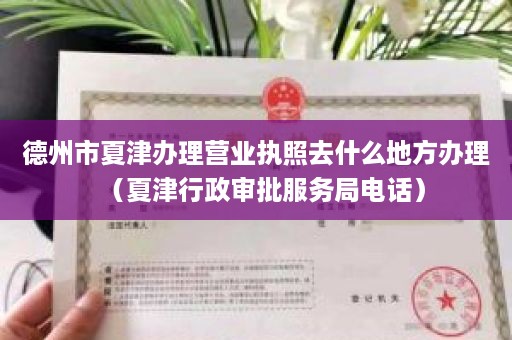 德州市夏津办理营业执照去什么地方办理（夏津行政审批服务局电话）