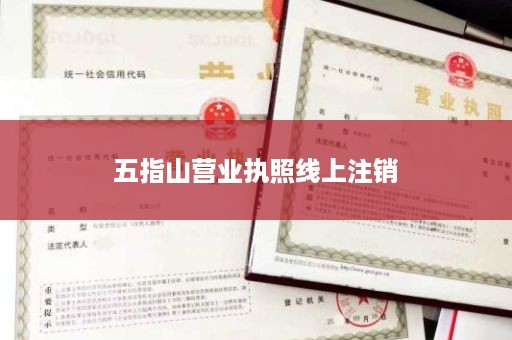 五指山营业执照线上注销