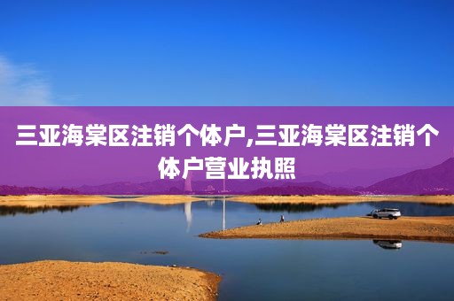 三亚海棠区注销个体户,三亚海棠区注销个体户营业执照
