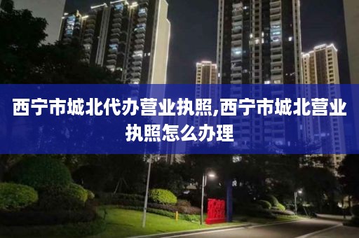 西宁市城北代办营业执照,西宁市城北营业执照怎么办理