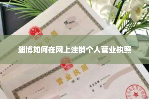 淄博如何在网上注销个人营业执照