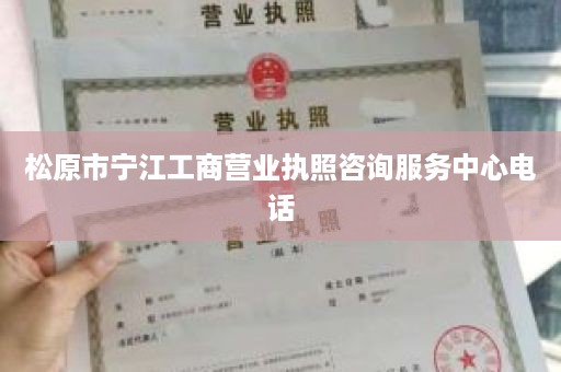 松原市宁江工商营业执照咨询服务中心电话