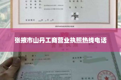 张掖市山丹工商营业执照热线电话