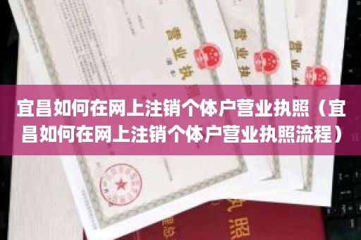 宜昌如何在网上注销个体户营业执照（宜昌如何在网上注销个体户营业执照流程）