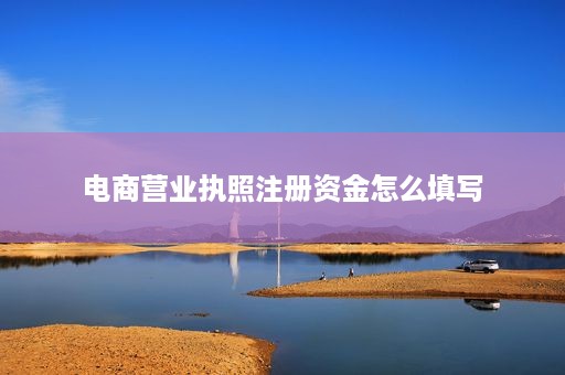 电商营业执照注册资金怎么填写