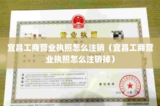 宜昌工商营业执照怎么注销（宜昌工商营业执照怎么注销掉）