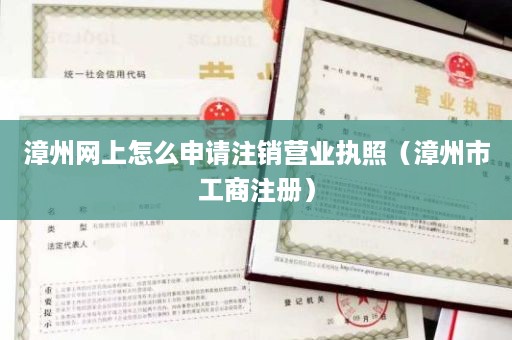 漳州网上怎么申请注销营业执照（漳州市工商注册）