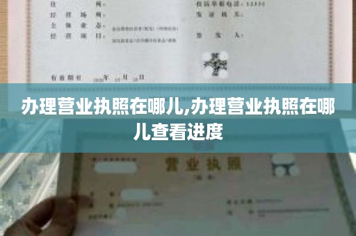 办理营业执照在哪儿,办理营业执照在哪儿查看进度