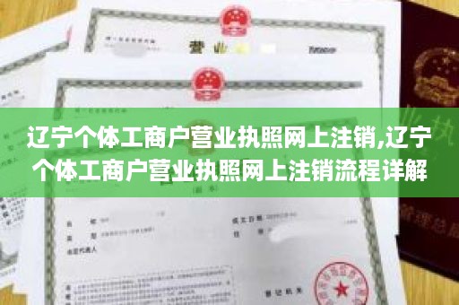 辽宁个体工商户营业执照网上注销,辽宁个体工商户营业执照网上注销流程详解