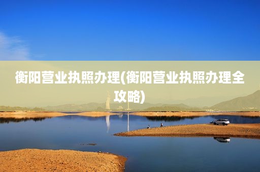 衡阳营业执照办理(衡阳营业执照办理全攻略)