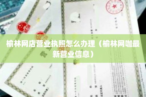 榆林网店营业执照怎么办理（榆林网咖最新营业信息）