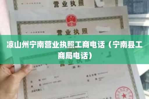 凉山州宁南营业执照工商电话（宁南县工商局电话）