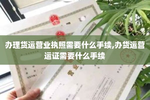 办理货运营业执照需要什么手续,办货运营运证需要什么手续