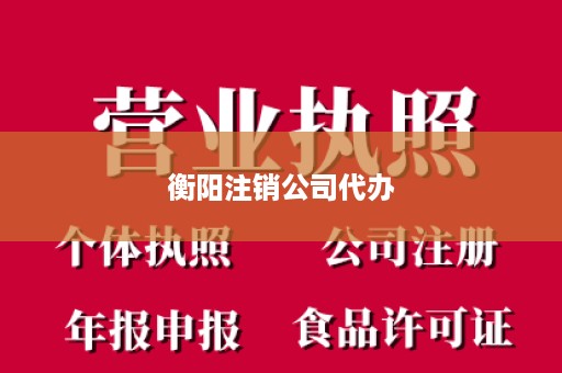 衡阳注销公司代办