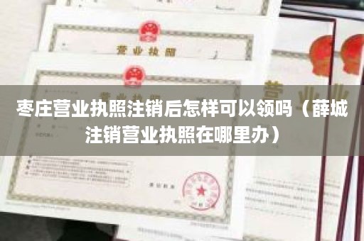 枣庄营业执照注销后怎样可以领吗（薛城注销营业执照在哪里办）