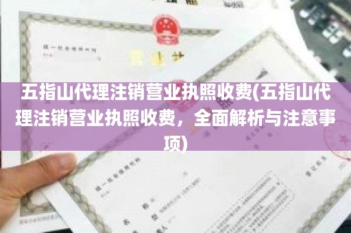 五指山代理注销营业执照收费(五指山代理注销营业执照收费，全面解析与注意事项)