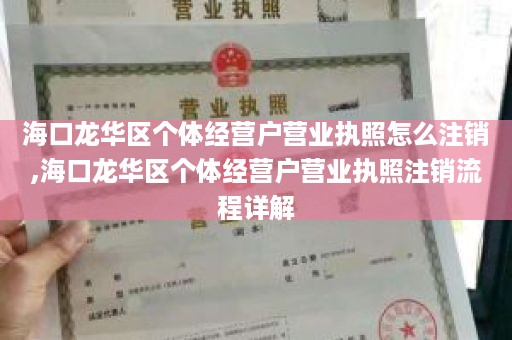 海口龙华区个体经营户营业执照怎么注销,海口龙华区个体经营户营业执照注销流程详解