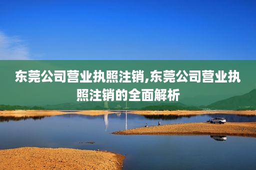 东莞公司营业执照注销,东莞公司营业执照注销的全面解析