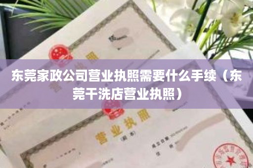 东莞家政公司营业执照需要什么手续（东莞干洗店营业执照）