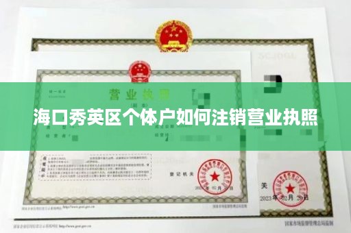 海口秀英区个体户如何注销营业执照