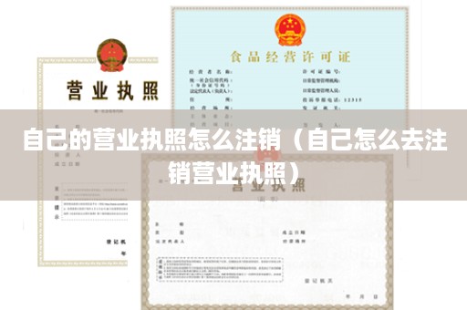 自己的营业执照怎么注销（自己怎么去注销营业执照）