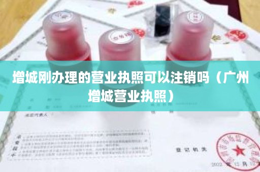 增城刚办理的营业执照可以注销吗（广州增城营业执照）