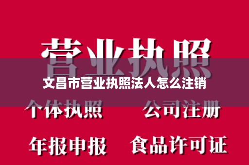 文昌市营业执照法人怎么注销