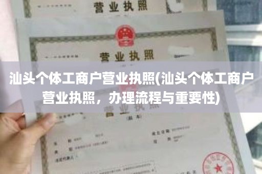 汕头个体工商户营业执照(汕头个体工商户营业执照，办理流程与重要性)