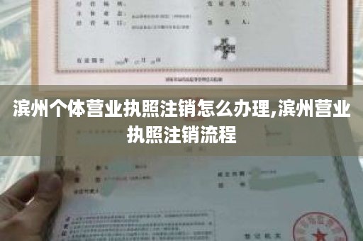 滨州个体营业执照注销怎么办理,滨州营业执照注销流程