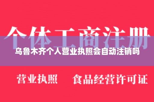 乌鲁木齐个人营业执照会自动注销吗