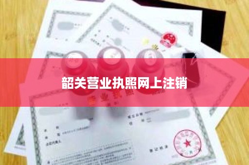 韶关营业执照网上注销