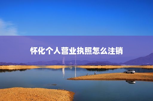 怀化个人营业执照怎么注销