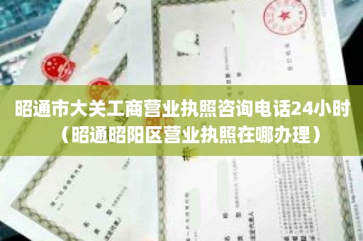 昭通市大关工商营业执照咨询电话24小时（昭通昭阳区营业执照在哪办理）