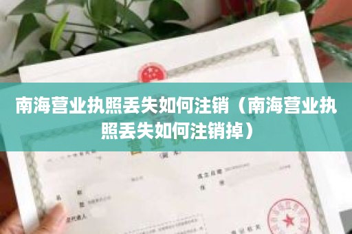南海营业执照丢失如何注销（南海营业执照丢失如何注销掉）