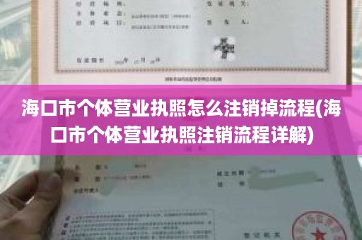 海口市个体营业执照怎么注销掉流程(海口市个体营业执照注销流程详解)