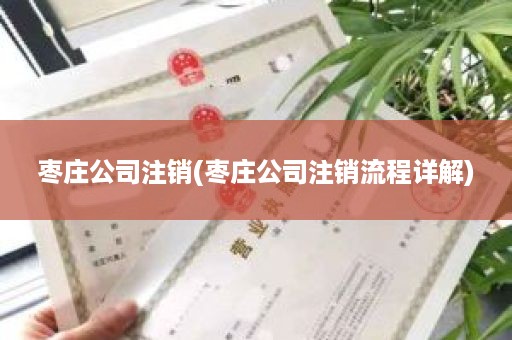 枣庄公司注销(枣庄公司注销流程详解)