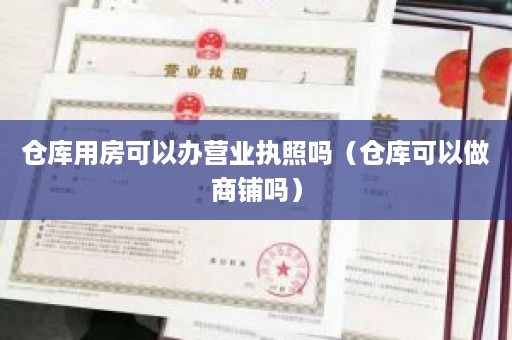 仓库用房可以办营业执照吗（仓库可以做商铺吗）