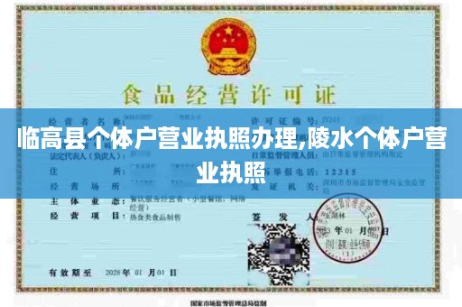 临高县个体户营业执照办理,陵水个体户营业执照