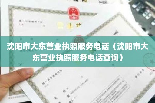 沈阳市大东营业执照服务电话（沈阳市大东营业执照服务电话查询）