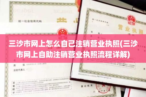 三沙市网上怎么自己注销营业执照(三沙市网上自助注销营业执照流程详解)